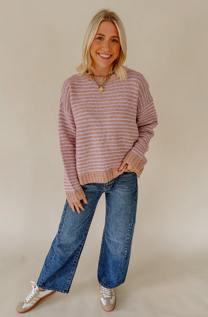 MAUVE SWEATER TOP