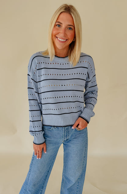 Z SUPPLY DARBY STRIPE SWEATER