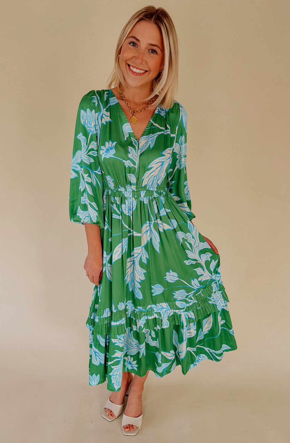 IN SEASON FLORAL MIDI