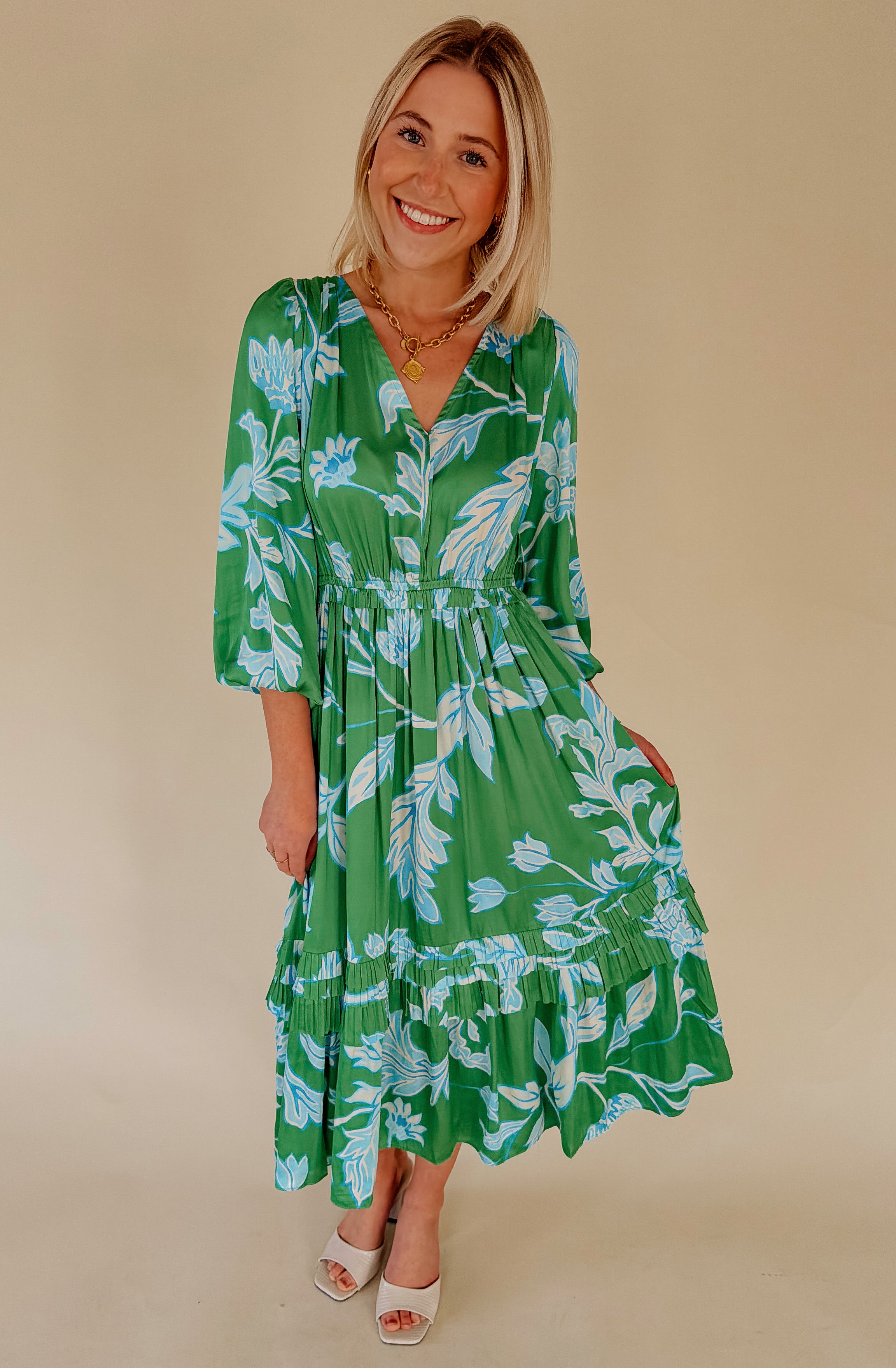 IN SEASON FLORAL MIDI