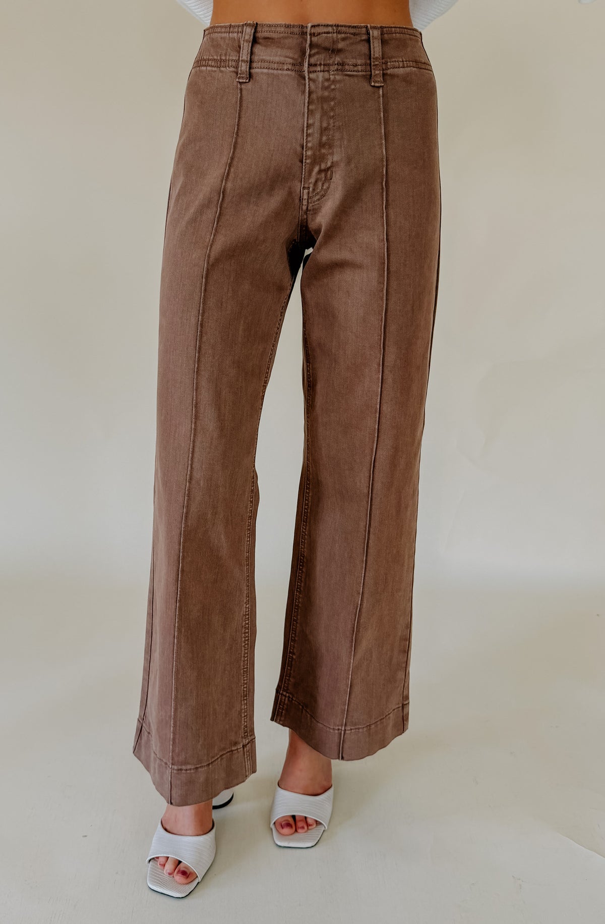 JBD TWILL WIDE LEG TROUSER PANT