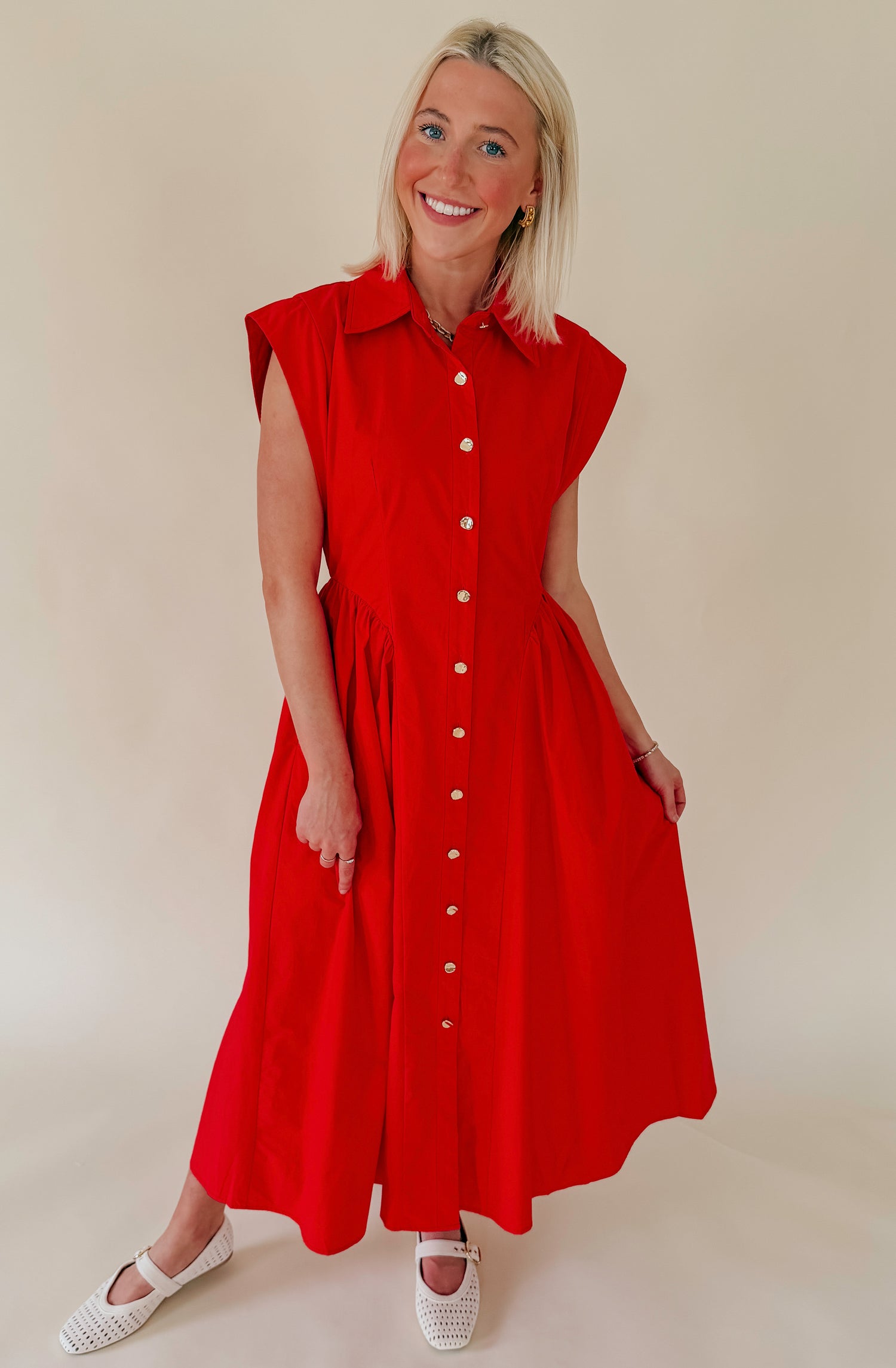 ON THE COME UP MIDI DRESS