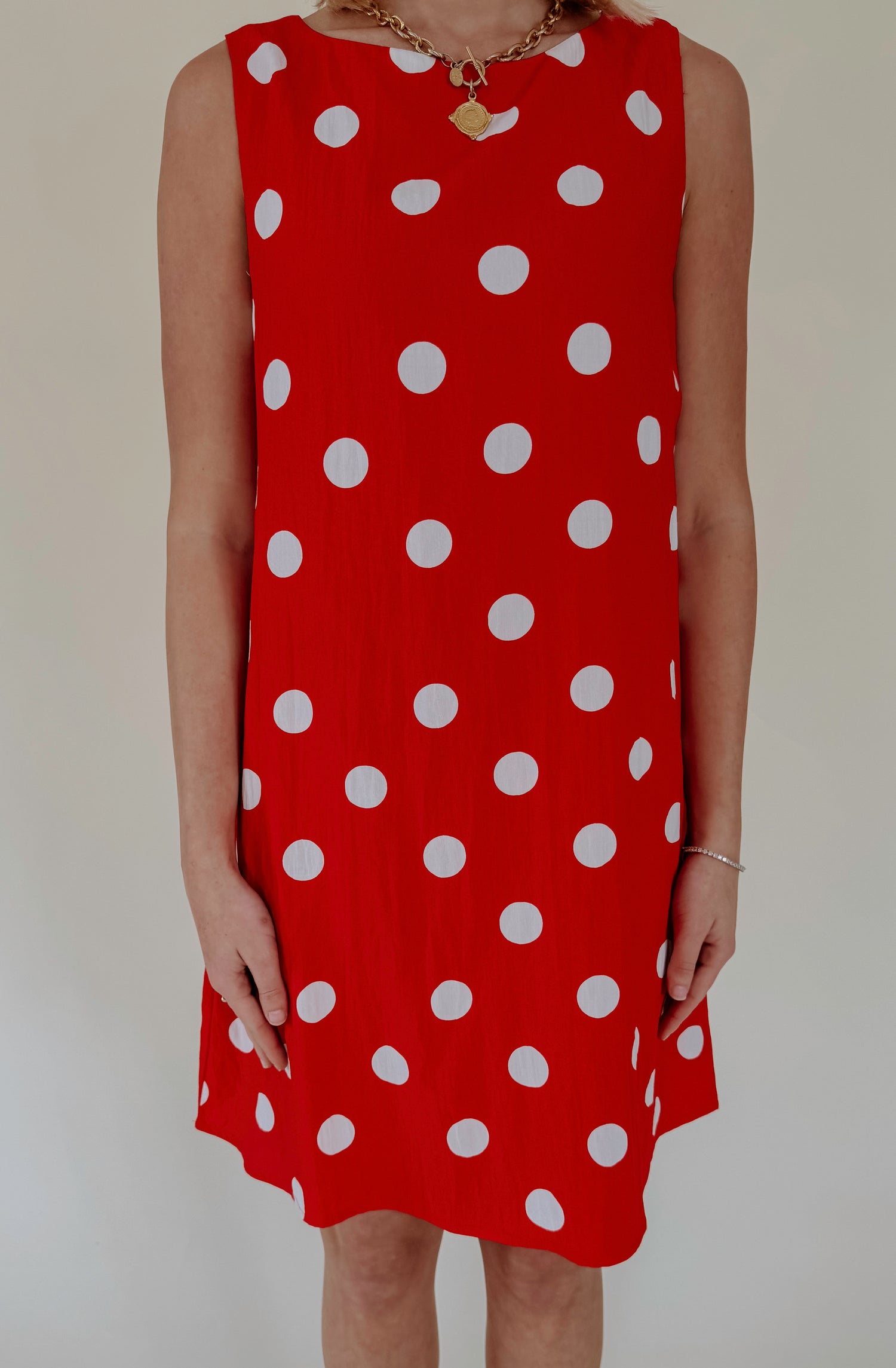 ON YOUR MIND POLKA DOT MINI DRESS