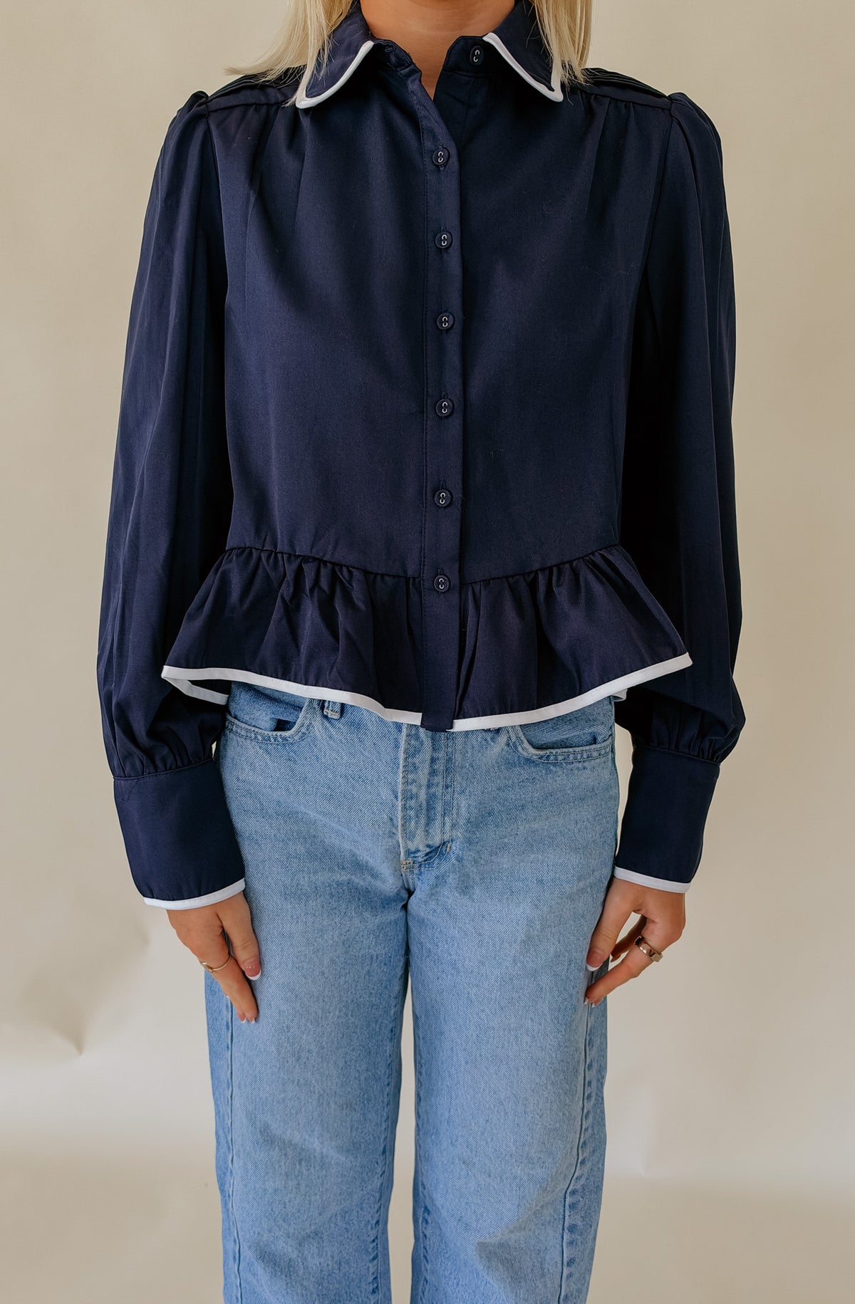 THE JENNY BUTTONED BLOUSE