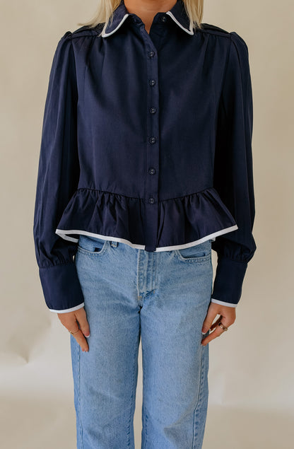 THE JENNY BUTTONED BLOUSE