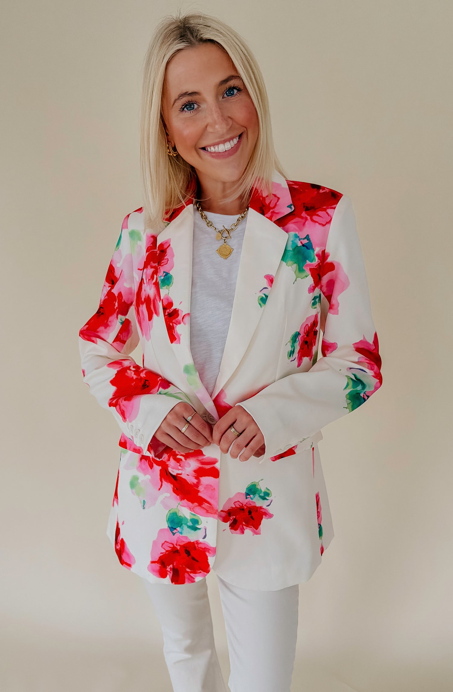 THE VIVIENNE FLORAL BLAZER