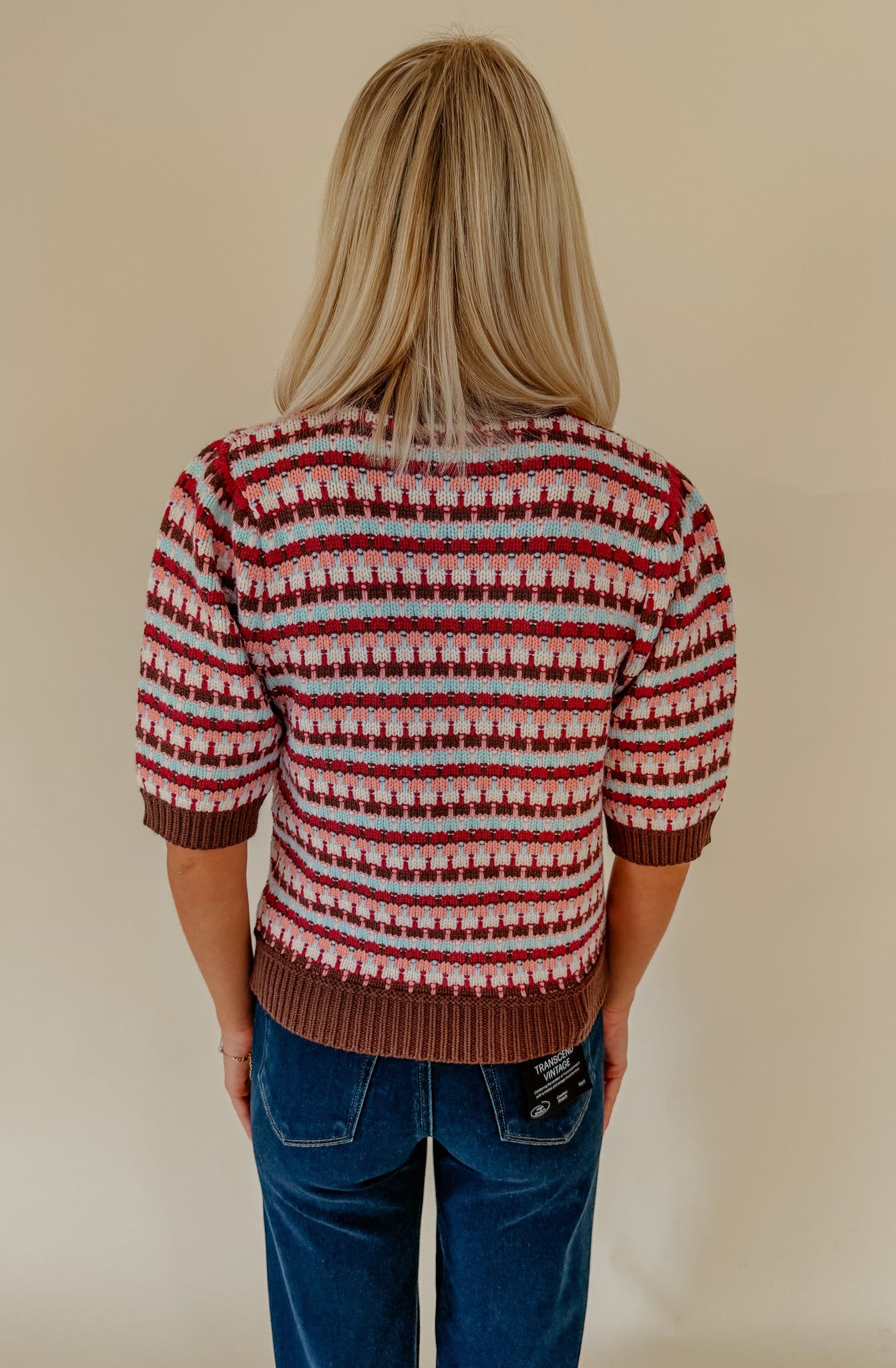 MIXED UP SWEATER TEE