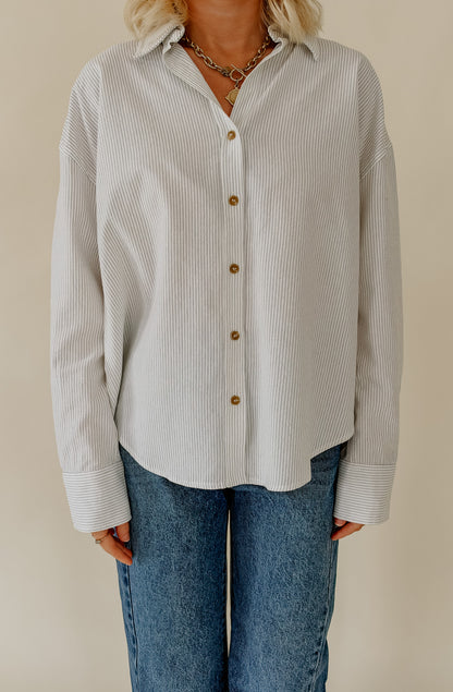 ON THE REGULAR STRIPED BUTTON DOWN