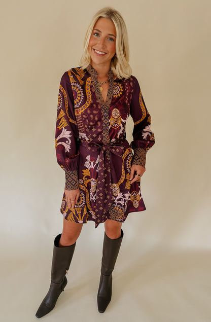 CIEBON ANTONIA BELTED MINI DRESS
