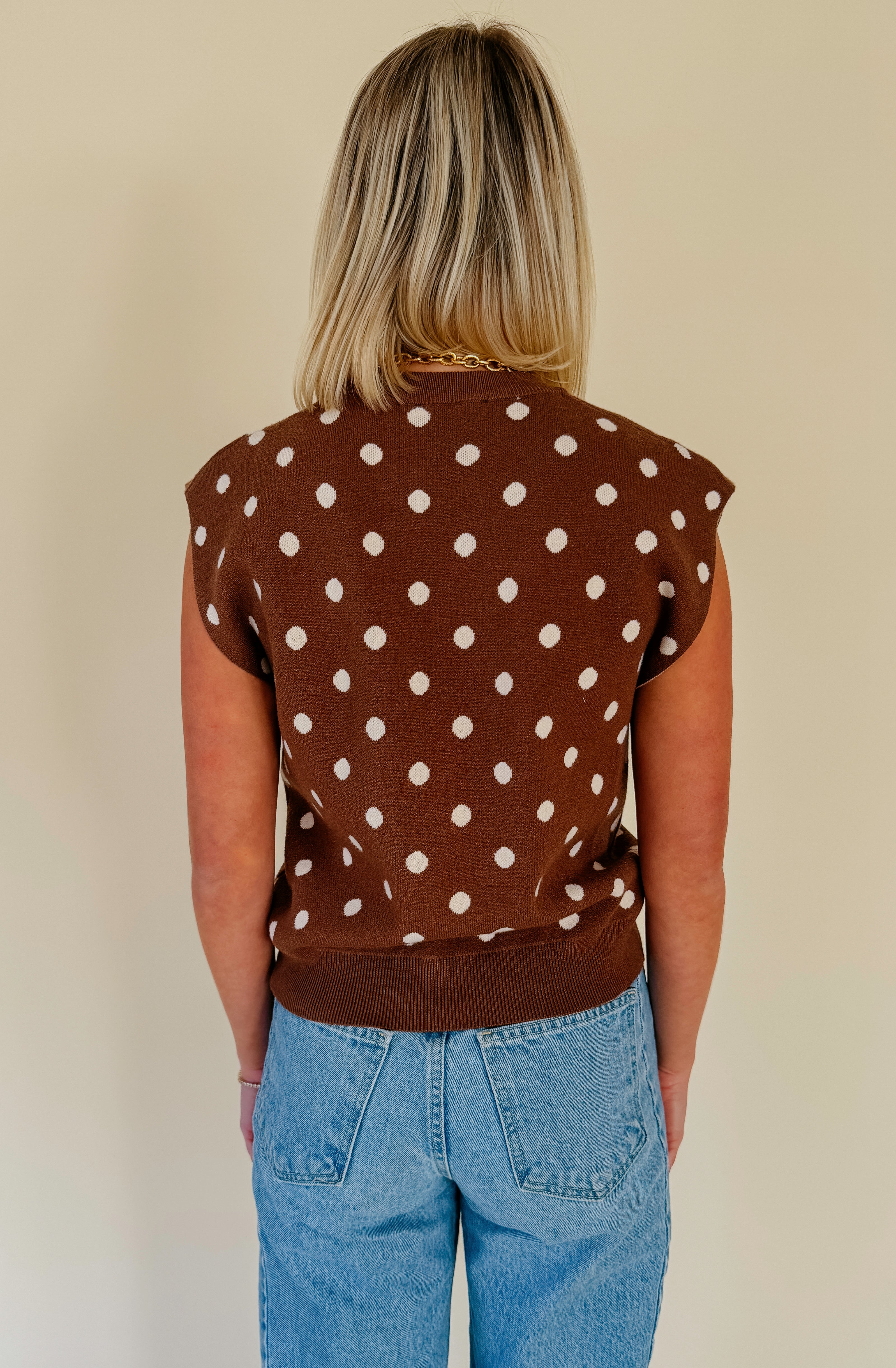 DOT YOUR AVERAGE SWEATER TANK