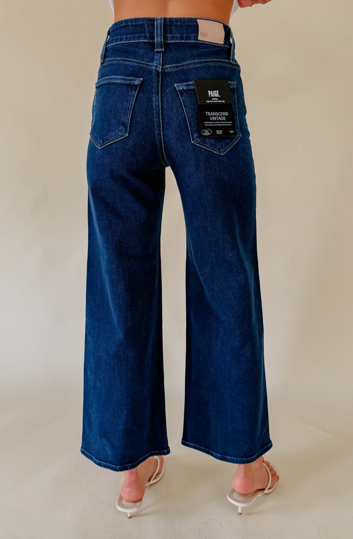 PAIGE ANESSA WIDE LEG CROP JEAN