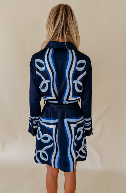CIEBON JOANNA PRINTED SHIRT DRESS
