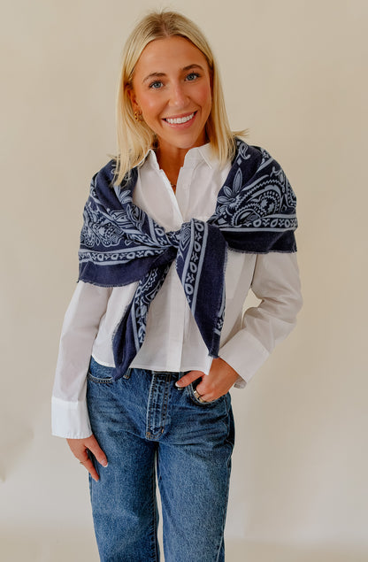 THE MAVEN LARGE BANDANA SCARF