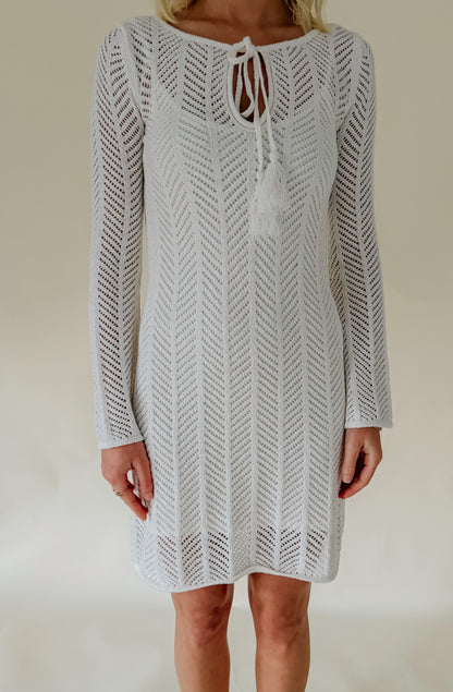 Z SUPPLY FALLING WATERS CROCHET DRESS