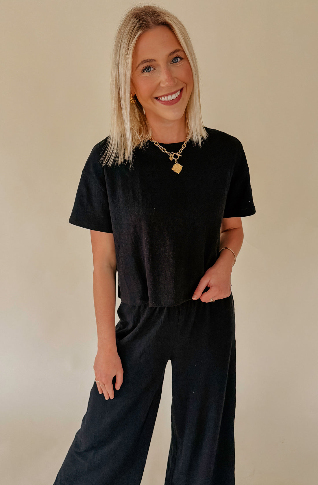 Z SUPPLY SWAY TEXTURED CROPPED TEE