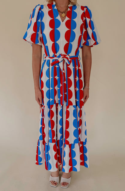 DOUBLE THE FUN MIDI DRESS