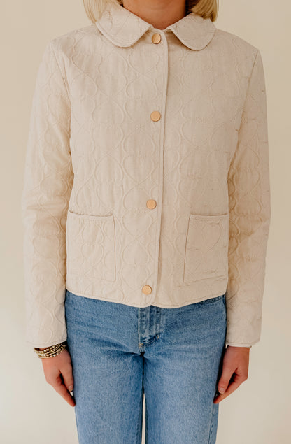 LOVE THE GAME QUILTED JACKET