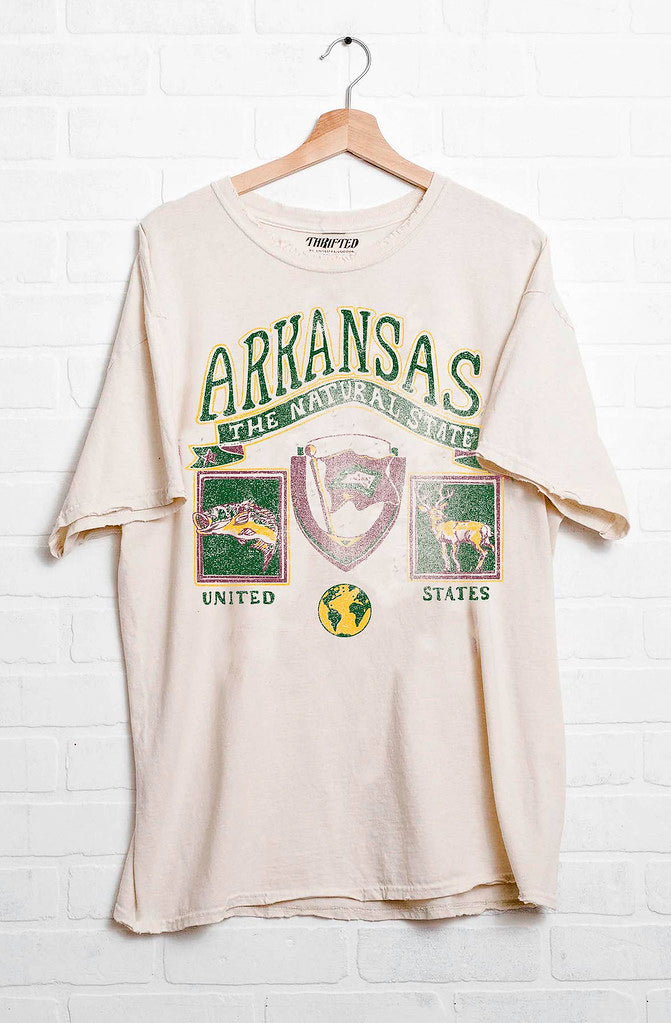 ARKANSAS NATURAL STATE PATCH TEE