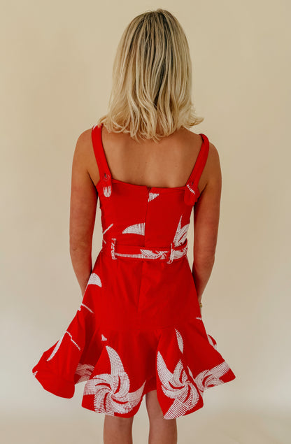 CIEBON ALIVIA BELTED MINI DRESS