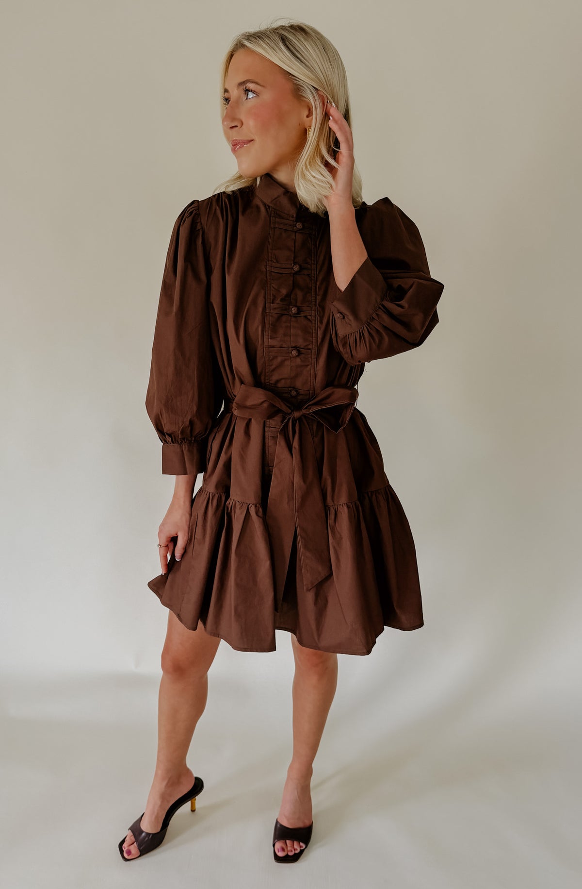 THE BELLA BELTED MINI DRESS