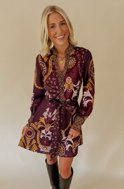 CIEBON ANTONIA BELTED MINI DRESS