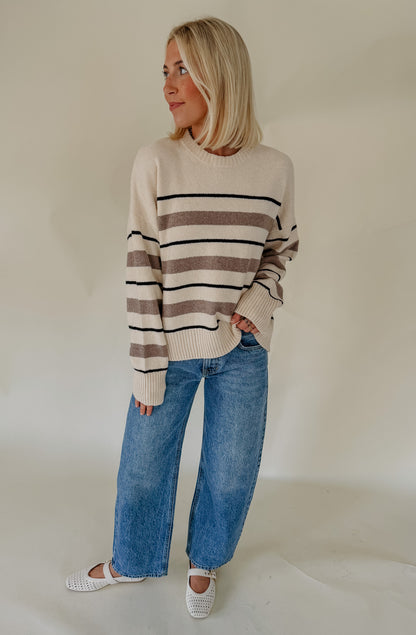 Z SUPPLY CIRRUS STRIPE SWEATER