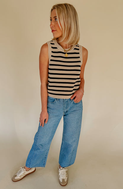 Z SUPPLY EMORI STRIPED MUSCLE TANK