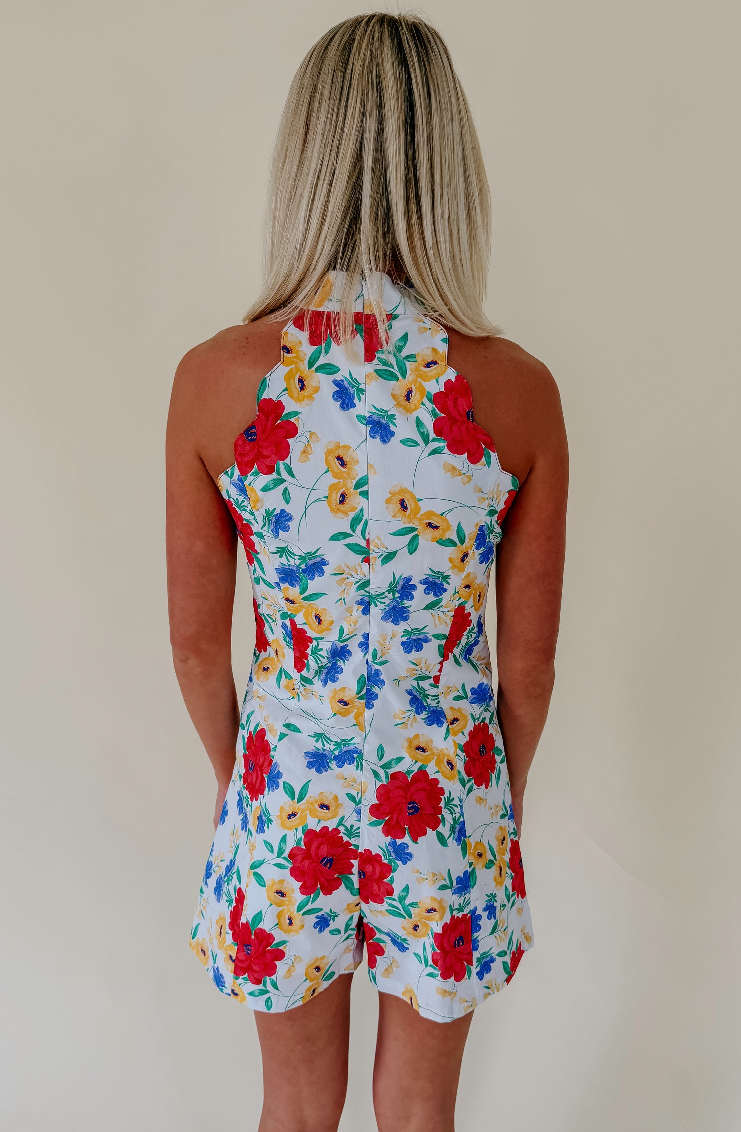 THE CALLIE FLORAL ROMPER