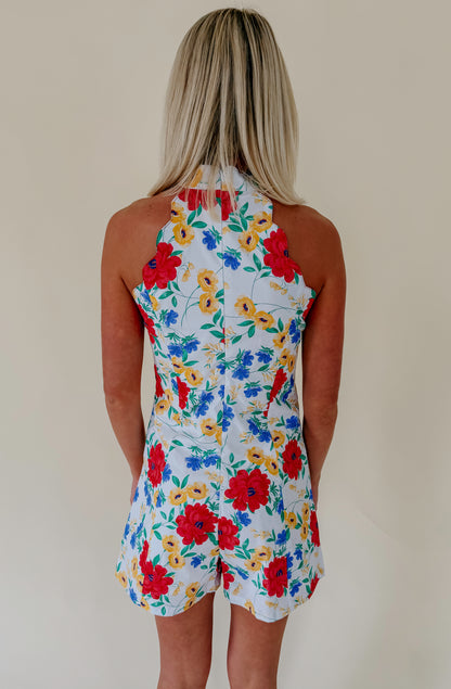 THE CALLIE FLORAL ROMPER