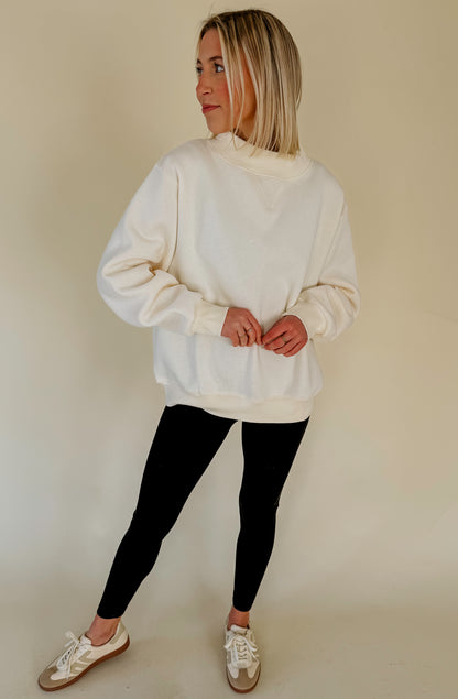 THE PARKER MOCK NECK SWEATSHIRT