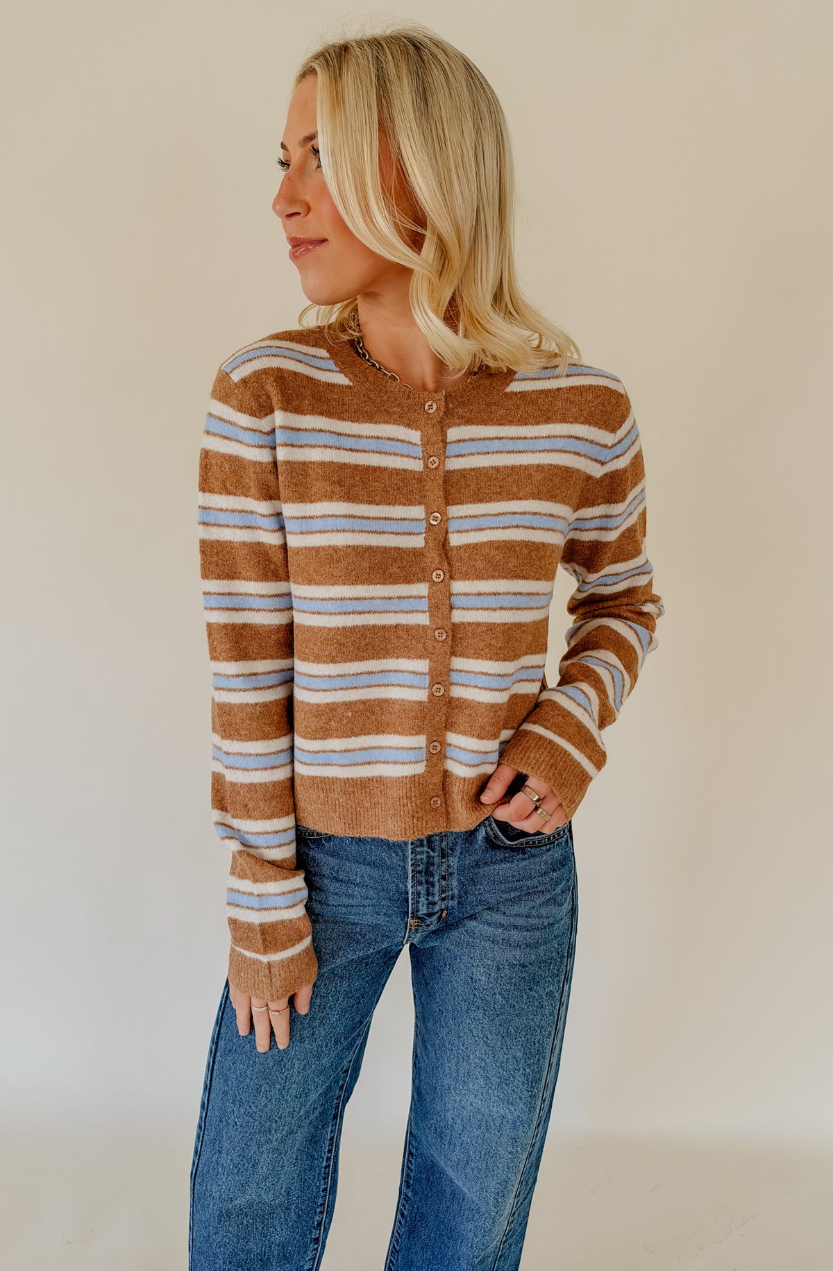 Z SUPPLY MEDINA STRIPE CARDIGAN