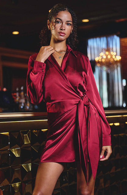 CAB SAV WRAP DRESS