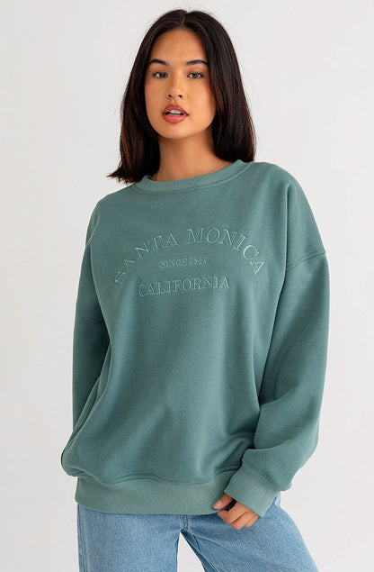 SANTA MONICA VINTAGE STYLE SWEATSHIRT
