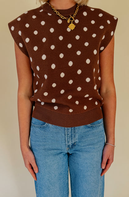 DOT YOUR AVERAGE SWEATER TANK