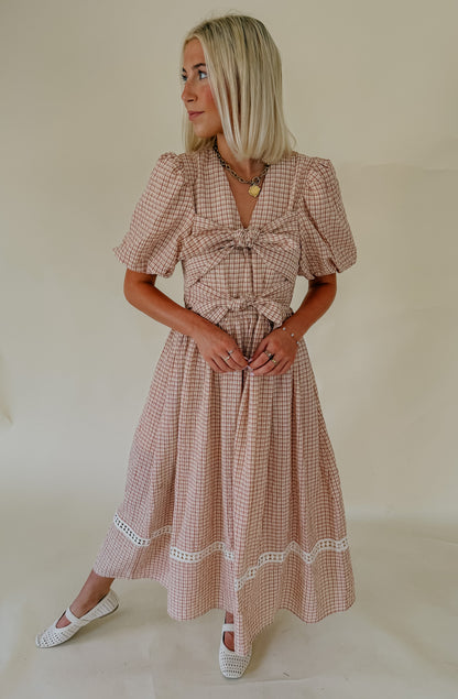 THE BROOKE TIE FRONT DRESS
