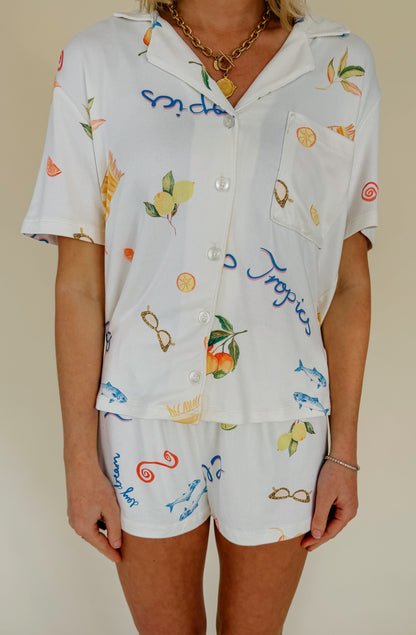 Z SUPPLY BEACH DAYS PJ TOP