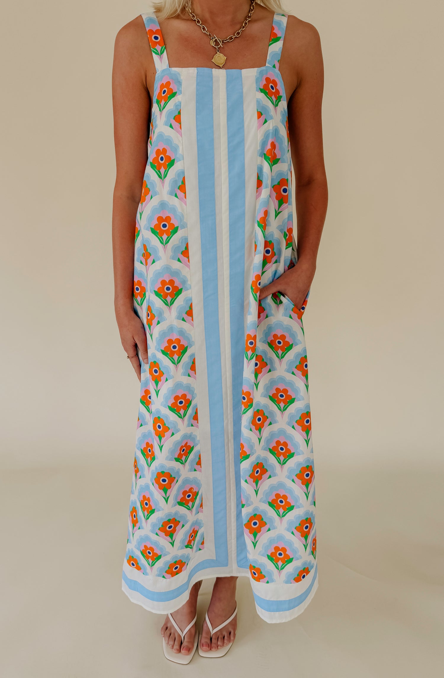 SUNNY DAYS MIDI DRESS