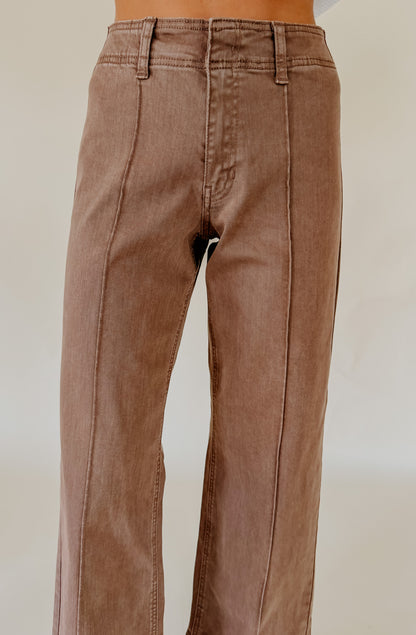 JBD TWILL WIDE LEG TROUSER PANT