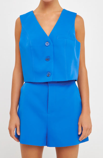 BLUE ME AWAY TAILORED SHORTS