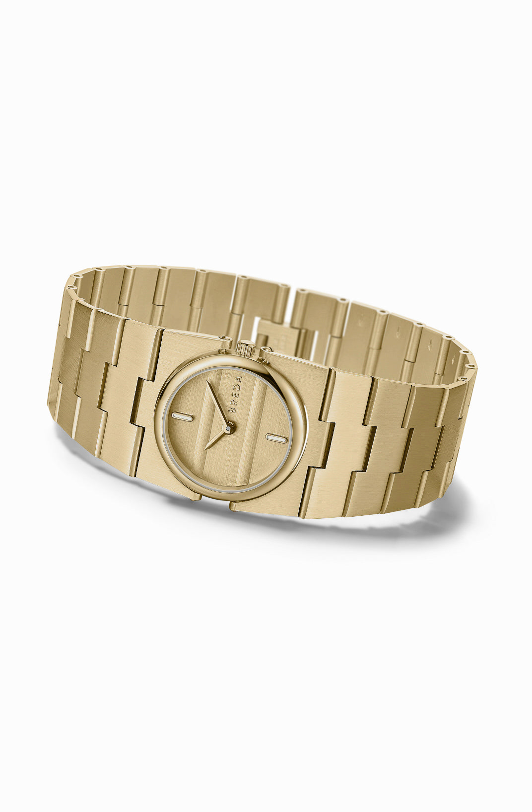 BREDA SYNC ROUND METAL WATCH