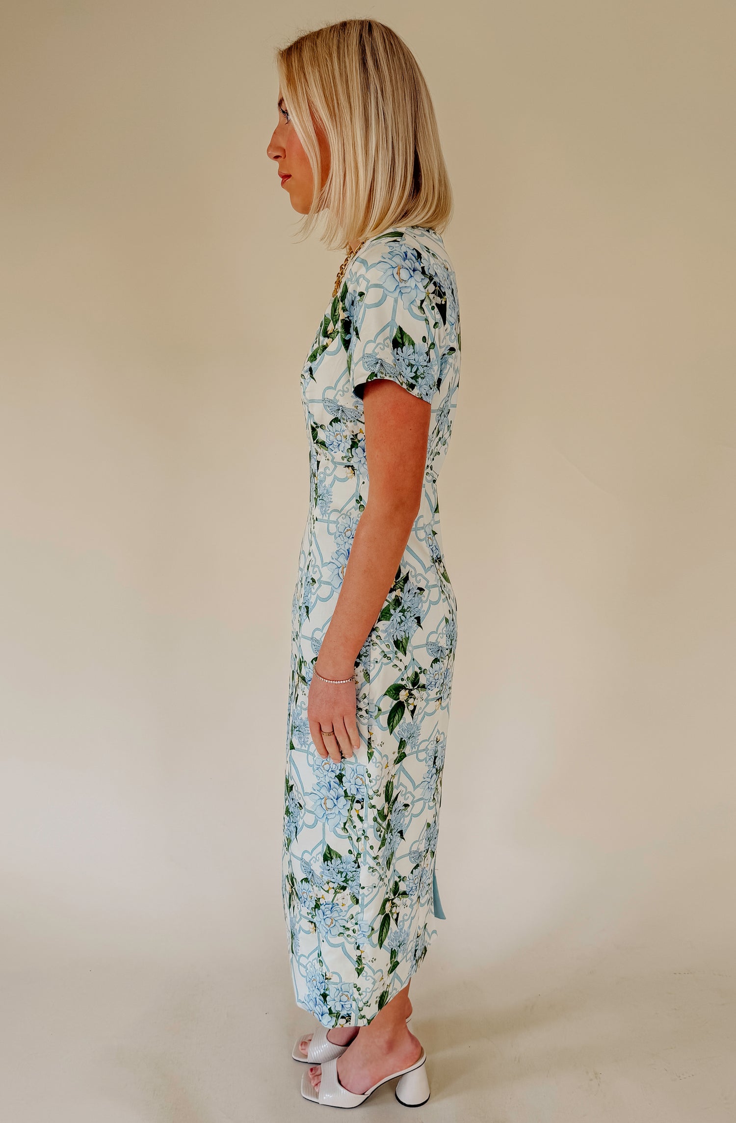 MESTIZA HAMPTON CONVERTIBLE MIDI DRESS