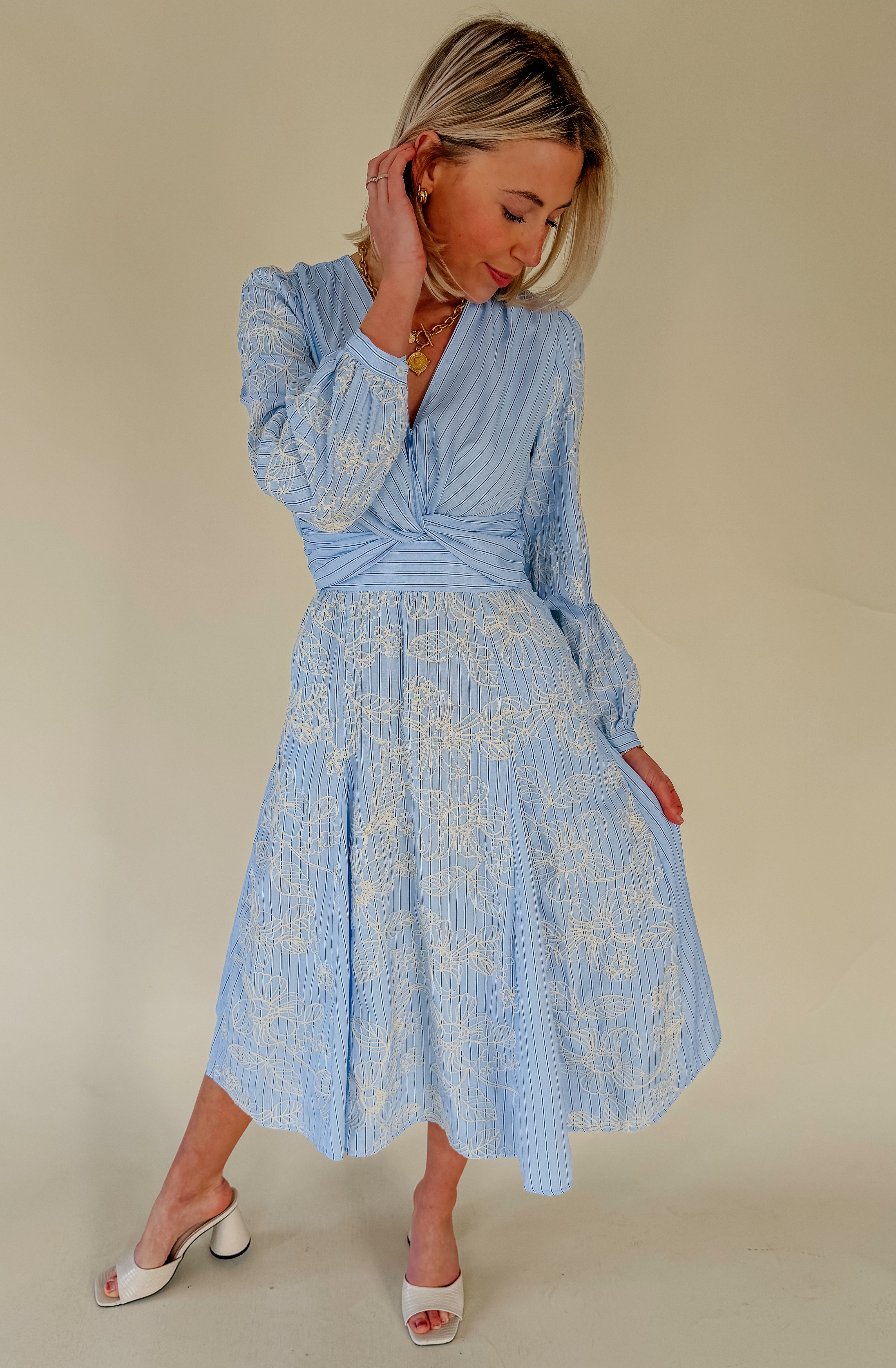 WELL BLENDED MIDI DRESS