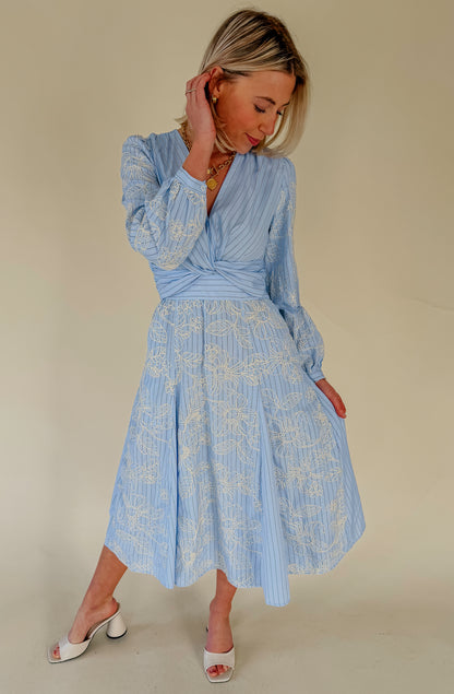 WELL BLENDED MIDI DRESS