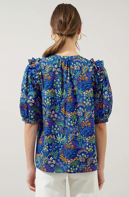 THE RUYA FLORAL BLOUSE