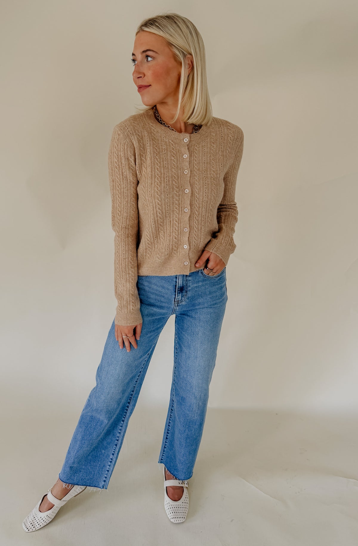 Z SUPPLY MEDINA POINTELLE CARDIGAN