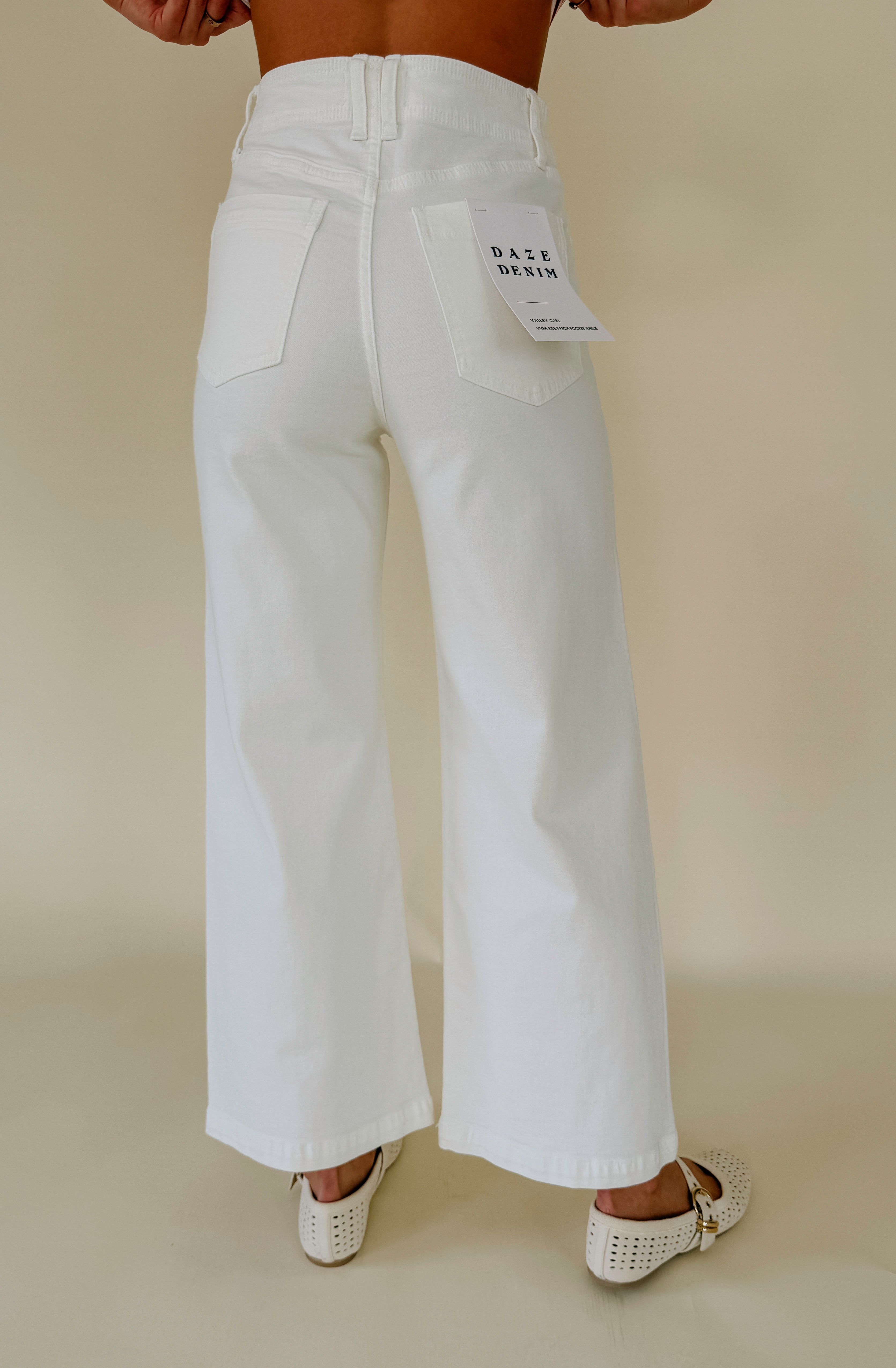 DAZE VALLEY GIRL HIGH RISE PATCH POCKET DENIM