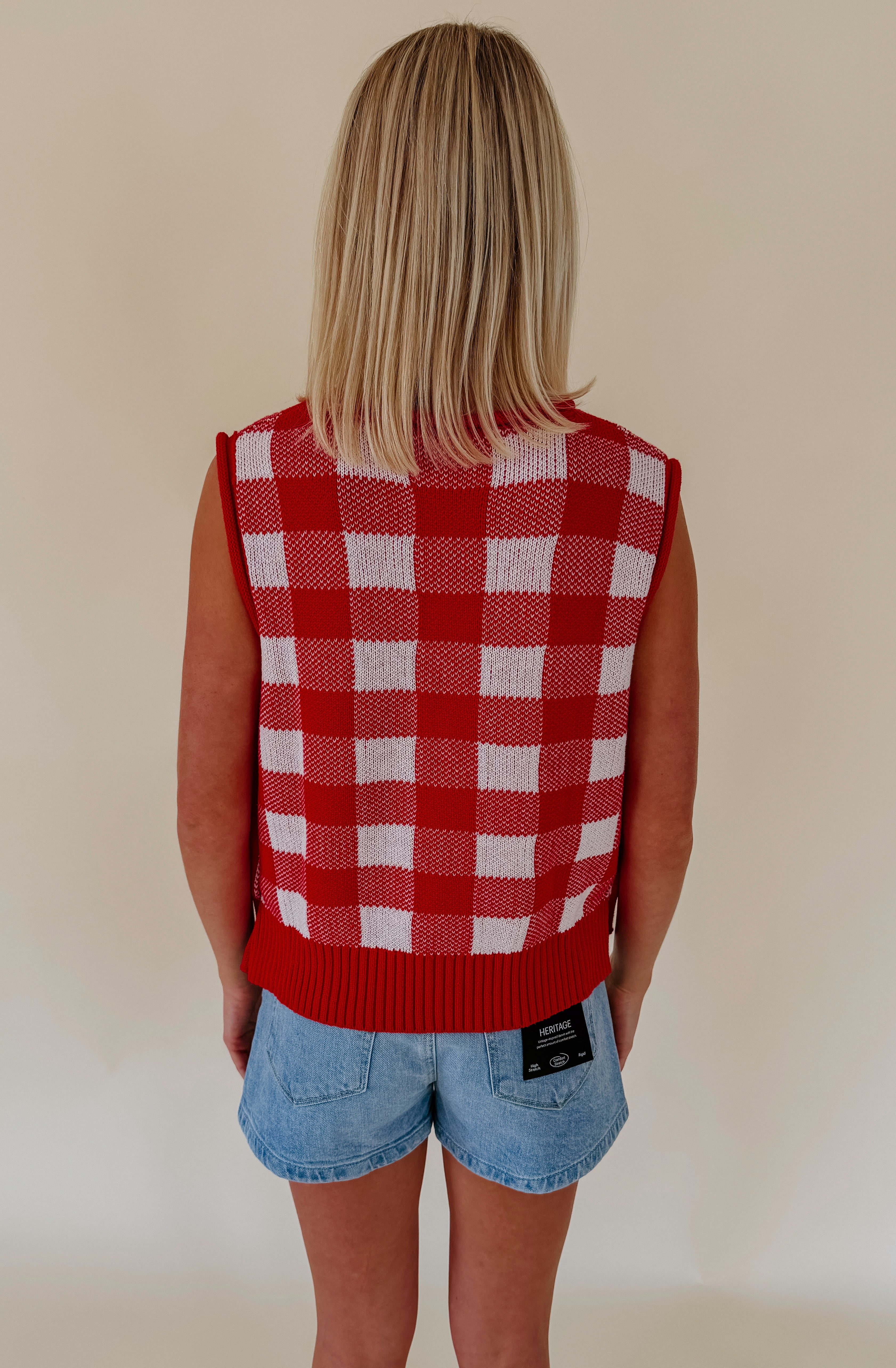 ON THE CLOCK SWEATER TANK