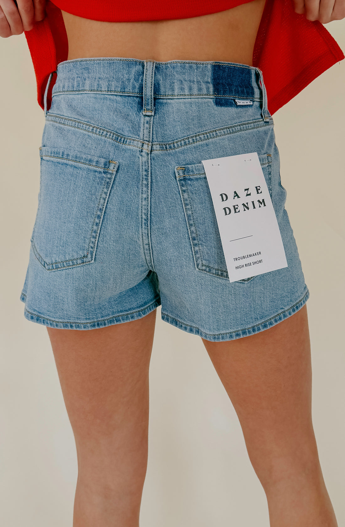 DAZE TROUBLEMAKER SHORT IN MARINA VINTAGE