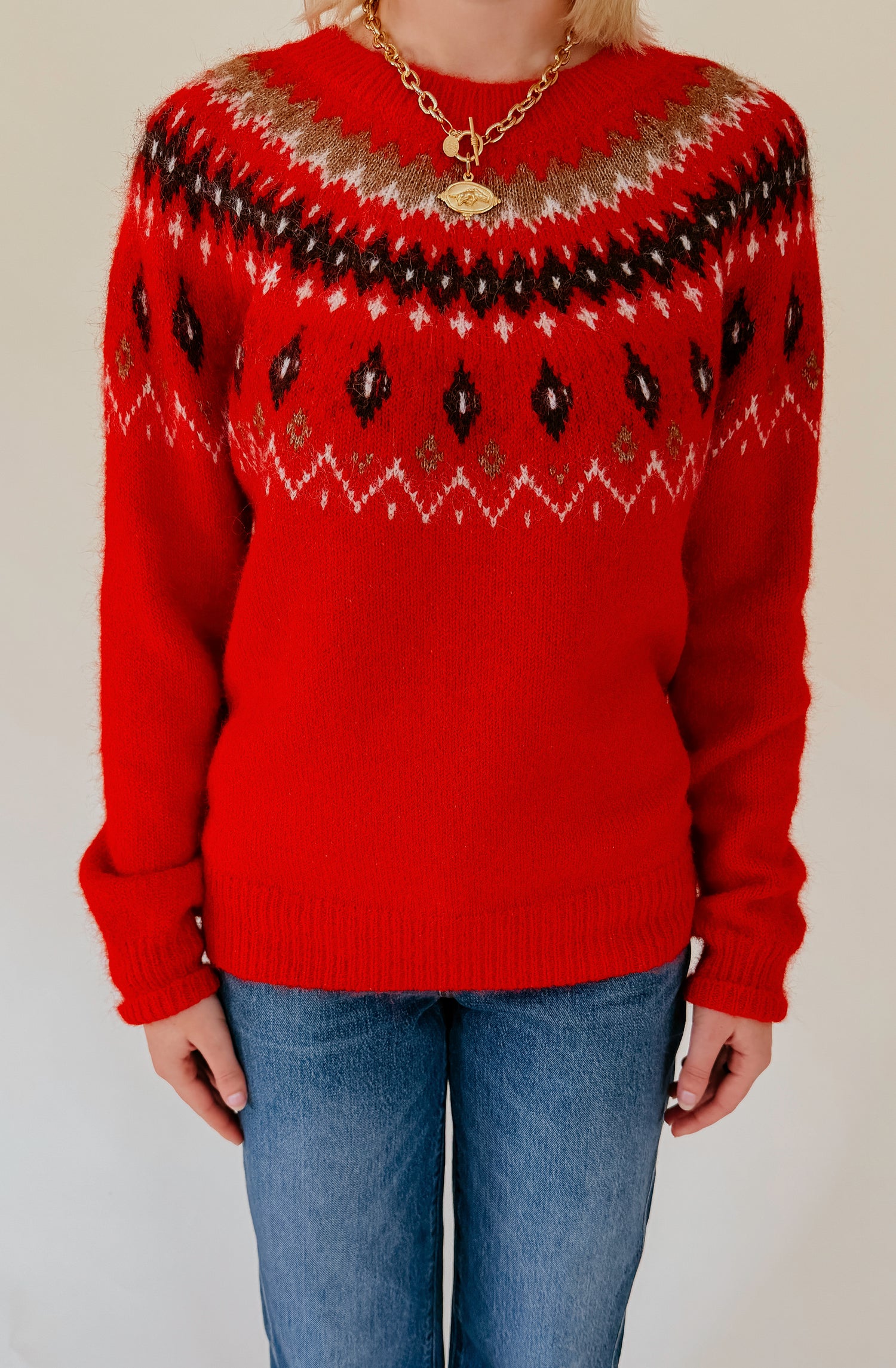 ALL I WANT FAIR ISLE SWEATER