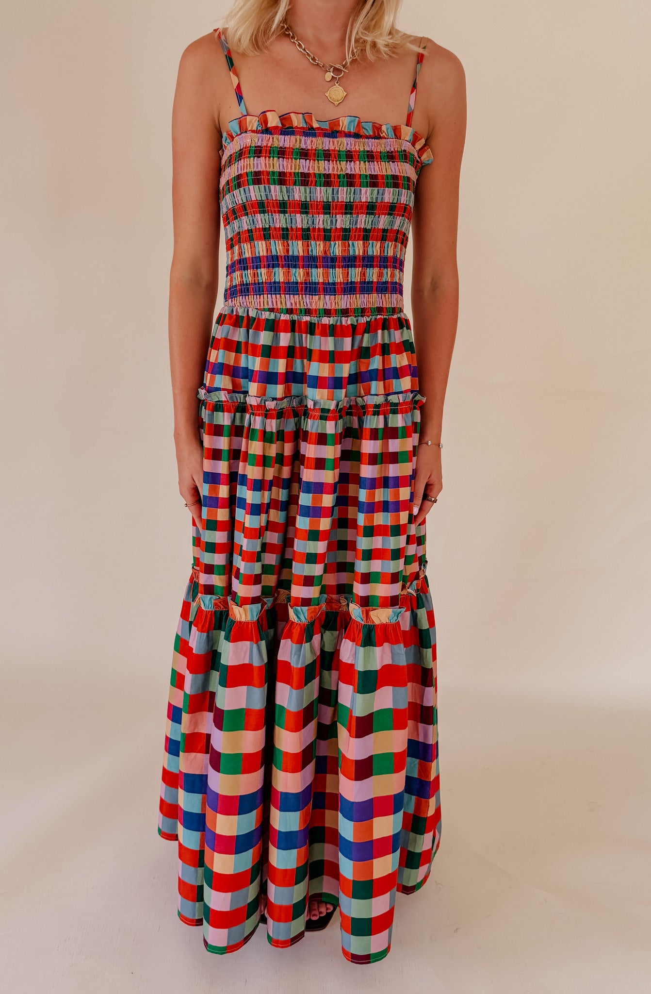 COLOR ME HAPPY MIDI DRESS